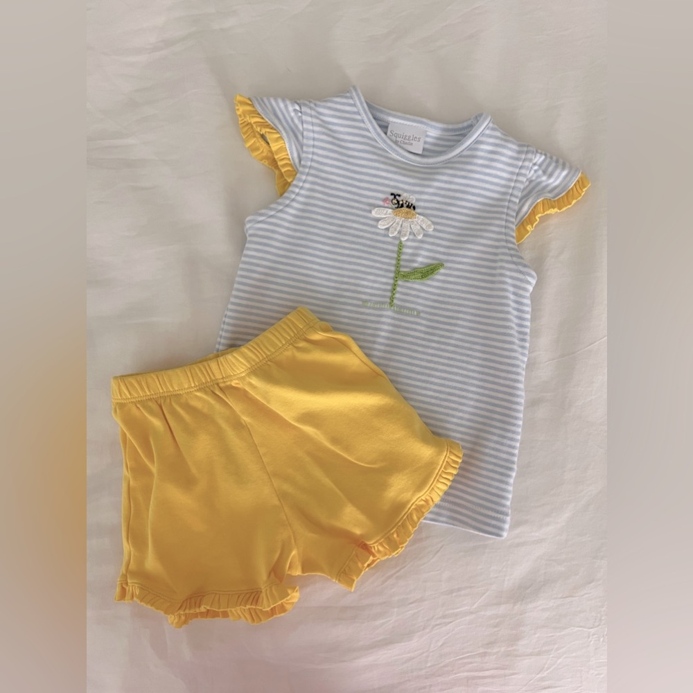 Toddler girls short set